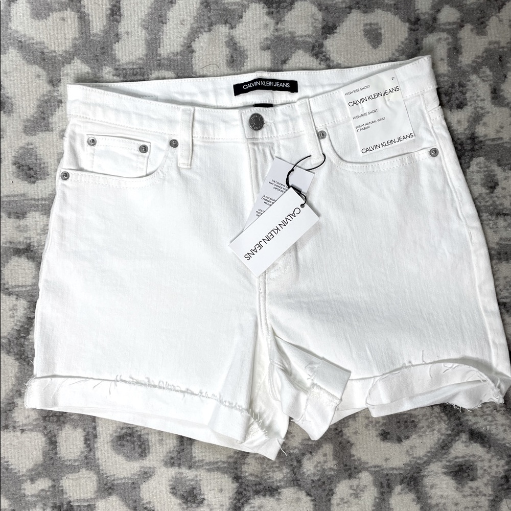 High Rise Jean Short by Calvin Klein